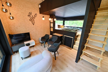 001 Prachtige Lodge voor 6 personen middenin de Ardennen