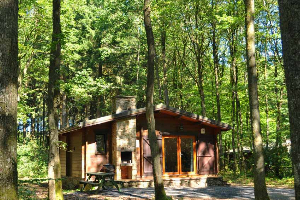 Vrijstaand chalet voor 6 personen midden in de bossen in de Ardennen