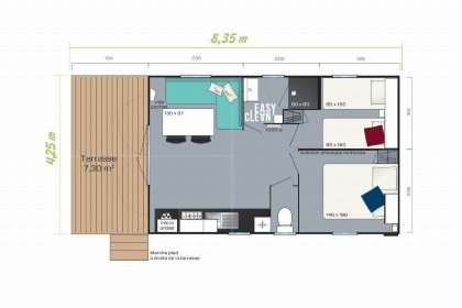 009 Beach Lodges   4 personen
