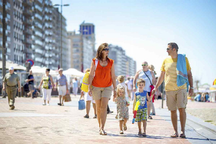 014 4 persoons Penthouse met rooftopterras en zeezicht in Blankenberge