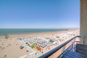 4 persoons suite met balkon en zeezicht in Blankenberge