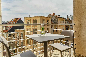 Mooi 2 persoons appartement met balkon aan de zonzijde in Blankenberge