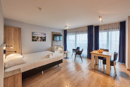 003 Studio met gedeeltelijk zeezicht zonder balkon| 2p