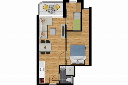 013 Suite met stadszicht | 4p