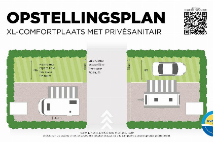 007 Comfortplaats XL met privesanitair   150 m²