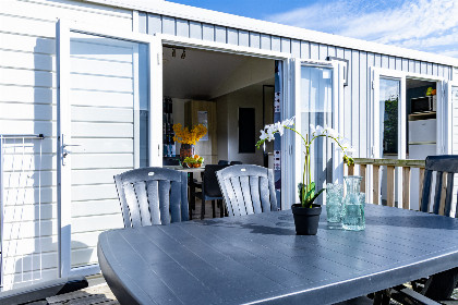 005 Sfeervolle 6 persoons chalet op een vakantiepark dichtbij de Belgische Kust
