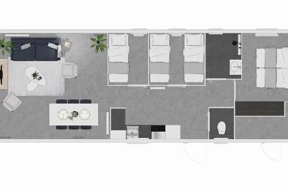 008 Premium Lodge I 6 personen (60m²)