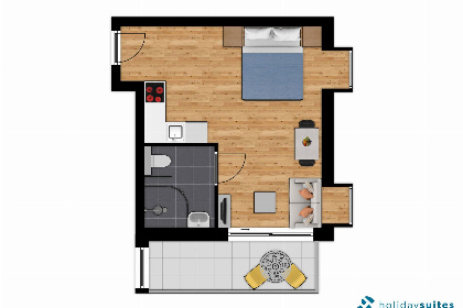 010 Essential Suite   2p | Dubbelbed   Mindervalide aangepast