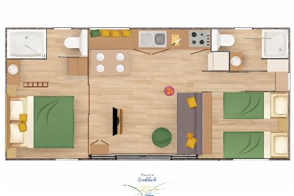 025 Feriendorf Seeblick   Tiny Chalet Nr 3