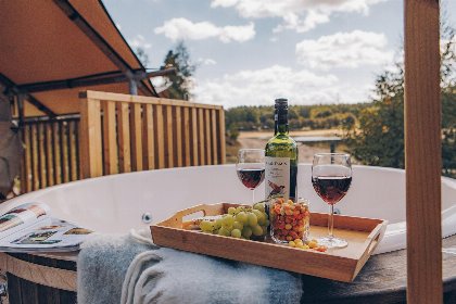 001 Glamfield Lodge Deluxe met hottub | 6 Pers