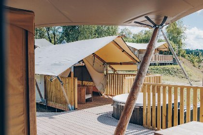 005 Glamfield Lodge Deluxe met hottub | 6 Pers