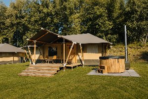 Glamfield Lodge II met hottub | 6 Pers
