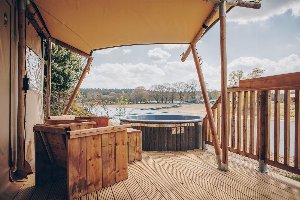 Glamfield Lodge Premium met hottub | 6 Pers
