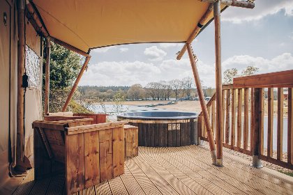 000 Glamfield Lodge Premium met hottub | 6 Pers
