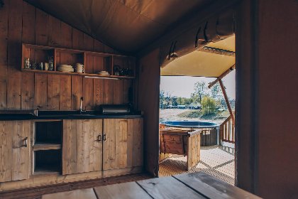 003 Glamfield Lodge Premium met hottub | 6 Pers