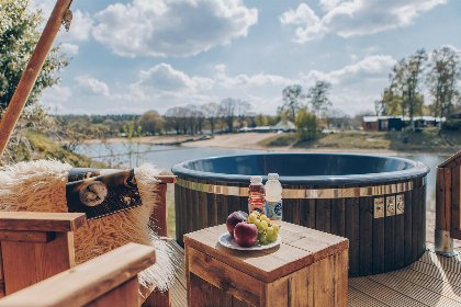028 Glamfield Lodge Premium met hottub | 6 Pers
