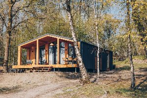 Hill Side Scandi met hottub | 5 pers