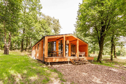 001 Lodge voor 5 personen midden in de natuur op vakantiepark Wilsumer Berge