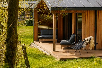 027 Nature Lodge met Hottub | 6 Pers