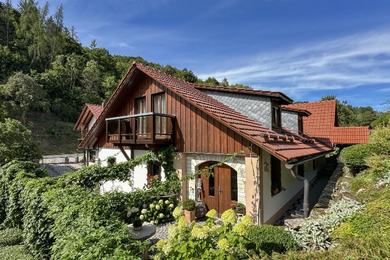 Duitsland, Th&uuml;ringen, Schleusegrund OT Langenbach