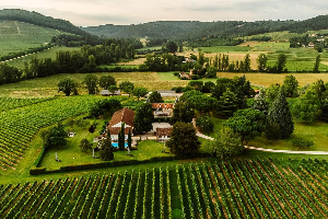 In de regio Dordogne