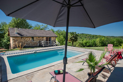 Frankrijk, Dordogne, Saint Cernin de l'Herm