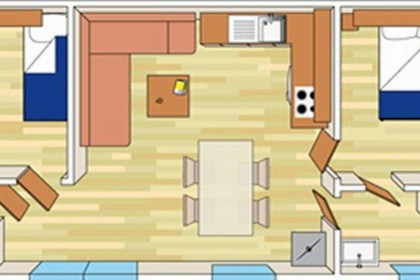 008 Mobilhome Mullerthal Deluxe | 4 personen