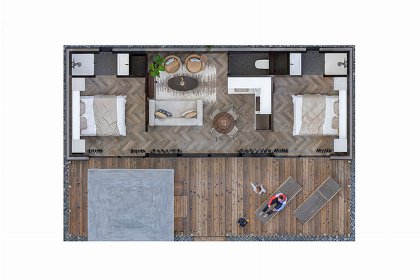 006 Panorama Lodge met hottub | 4 personen
