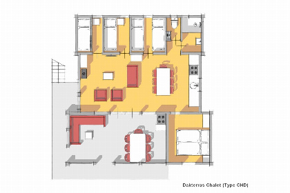 012 7 Persoons Chalet met Dakterras (CHD)