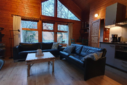014 Houten vakantiehuis voor 6 personen aan Nationaal Park \'t Dwingelderveld