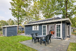 Vrijstaand 4 persoons chalet op een vakantiepark in Drenthe