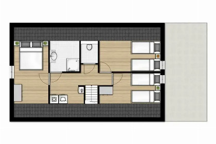 005 Vrijstaande wellness vakantiehuis met sauna, whirlpool en sunshower, gelegen in Drenthe