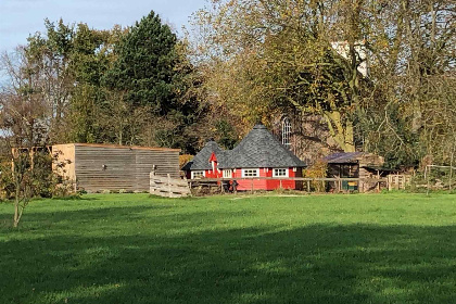 003 Schitterend gelegen 4 persoons fins vakantiehuisje in Roderwolde nabij Groningen