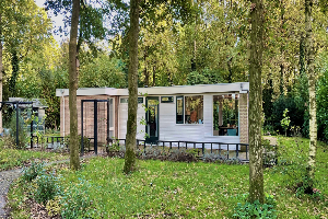 Vrijstaand 4 persoons vakantiebungalow midden in het bos in Drenthe