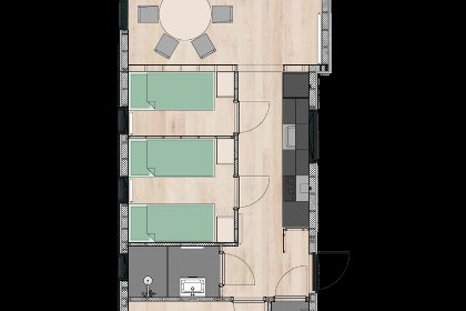 008 Drenthelodge | Omheinde tuin | 6 Pers
