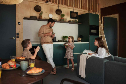 015 Prachtig 4 persoons vakantiehuis met sauna en hoogwaardige huisautomatisering in Appelscha