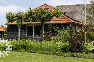 Gelijkvloers 2 persoons vakantiehuis, landelijk gelegen in Boijl, Friesland