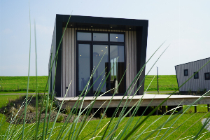 Gezellig 4 persoons chalet aan het IJsselmeer op een vakantiepark in Hindeloopen