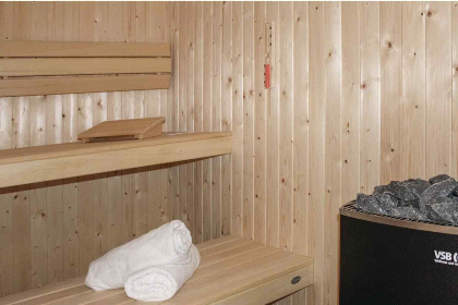 016 8 persoons huisdiervriendelijke wellnessvilla met sauna aan de Friese Meren