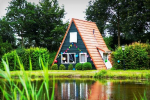 6 persoons vissershuisje rond het water