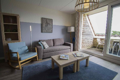 004 Comfortabel 2 persoons wellness appartement in Wellness Waddenresort op Terschelling