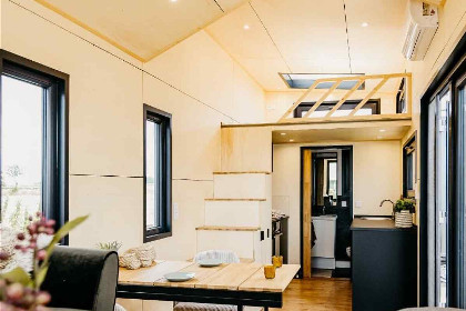 017 Tiny House voor 4 personen op een vakantiepark in Scherpenzeel