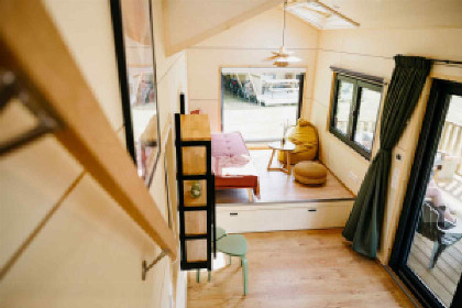 019 Tiny House voor 4 personen op een vakantiepark in Scherpenzeel