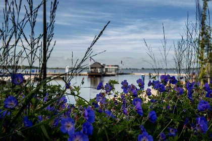 011 Prachtig gelegen 4 persoons houseboat, met dakterras, aan het Sneekermeer in Friesland