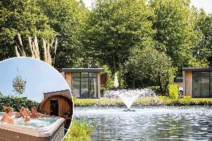 5 persoons chalet met sauna en bubbelbad op recreatiepark Esmeer