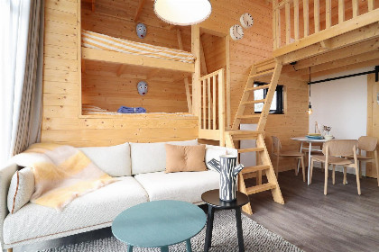 010 Knus Tiny House voor 2 personen op vakantiepark aan Nationaal Park de Hoge Veluwe