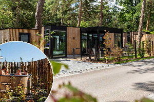 Modern 4 persoons vakantiehuis met hottub en sauna op een vakantiepark in Ede