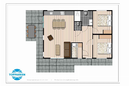 001 Mooi 6 persoons vakantiewoning op een vakantiepark