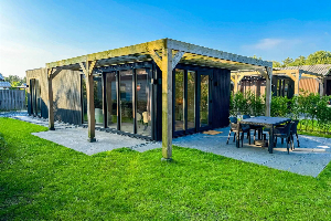 4 persoons Japandi vakantiehuis op een vakantiepark op de Veluwe