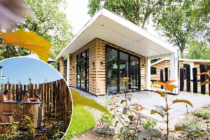 Luxe 4 persoons vakantiehuis met hottub nabij Garderen op de Veluwe